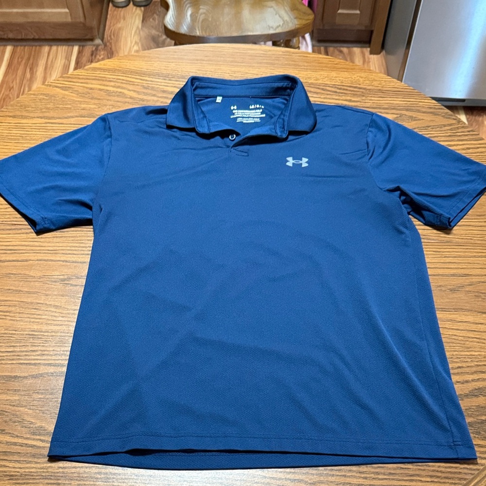 Under Armour Men's Deep Blue Polo